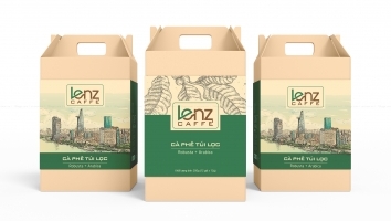 Thiết kế bao bì Lenz coffee