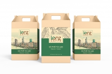 Thiết kế bao bì Lenz coffee
