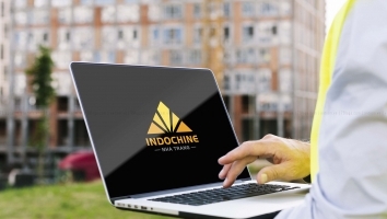 Thiết kế bất logo động sản Indochine