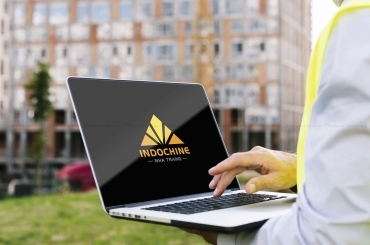 Thiết kế bất logo động sản Indochine
