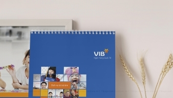 Thiết kế lịch độc quyền VIB Bank