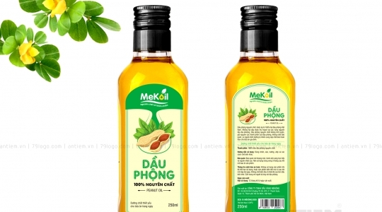 Thiết kế nhãn dầu ăn Mekoil