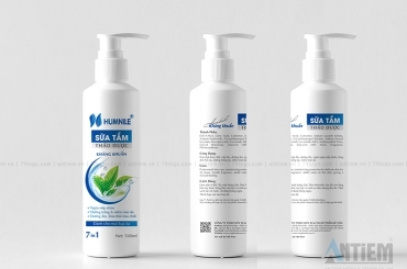 Thiết kế nhãn mỹ phẩm Humnile